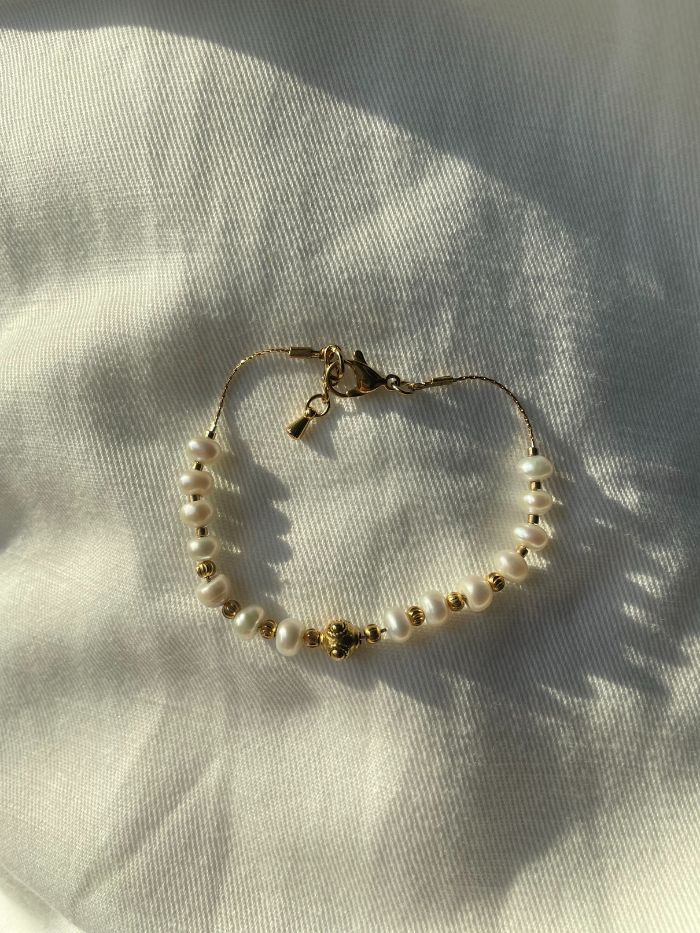 Bracelet en perles d'eau douce - LOUISON