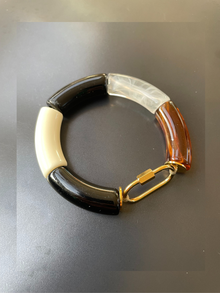 Bracelet Acier Noir Femme – Bracelet Fantaisie®