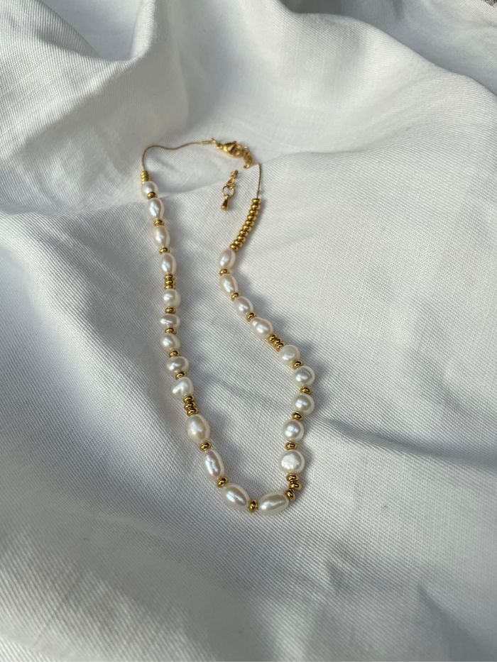 Collier perles d'eau douce - NINON