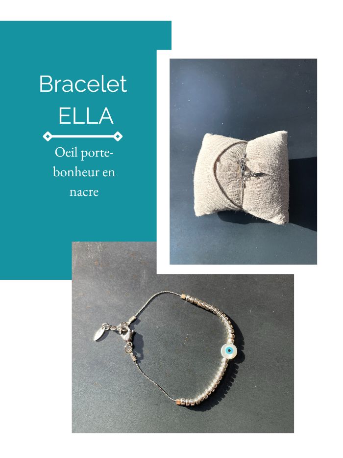 Bracelet EMMA Oeil Grec – Les jolis hasards